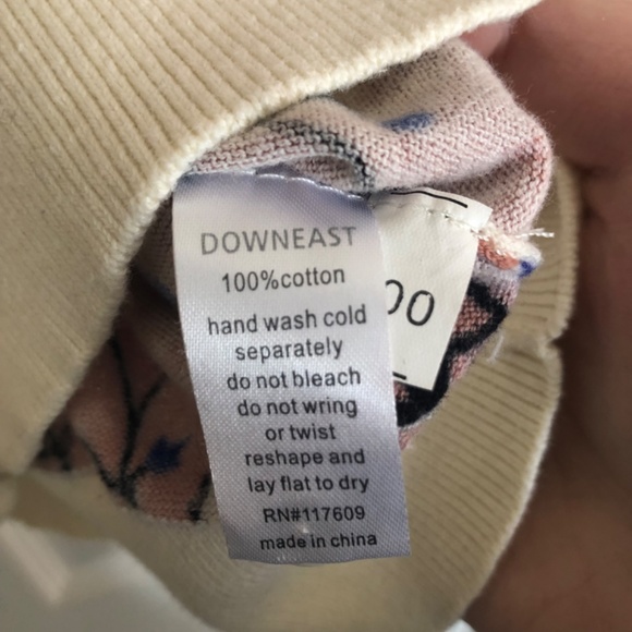 DownEast Bird Print Cardigan - Picture 4 of 4